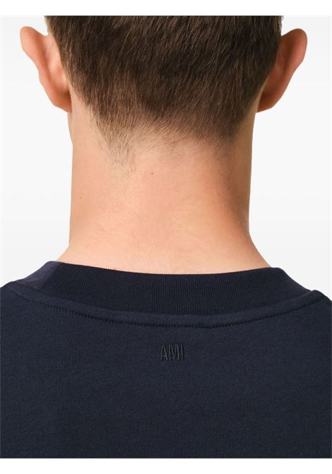 t.shirt ap logo unisex navy AMI PARIS | UTS075.7264011